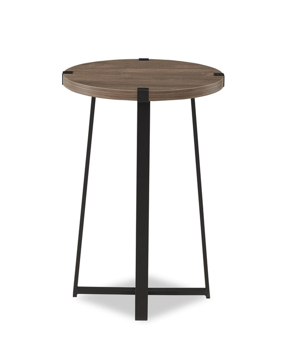 Pauly 15\" Chairside Table with Wood-Look Tabletop - Hazelnut