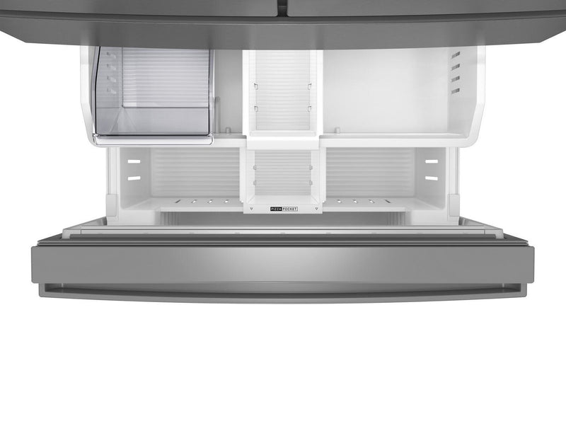 Whirlpool 36\" 30 Cu. Ft. French Door Refrigerator – Fingerprint Resistant Stainless Steel - WRMF3336SZ
