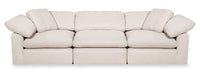 Eclipse Linen-Look Fabric Modular Sofa - Linen 