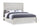 Haven Panel Bed with Headboard & Frame, White - King Size