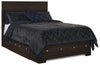 ["Yorkdale Full 6 Drawer Storage Bed - Brown"]