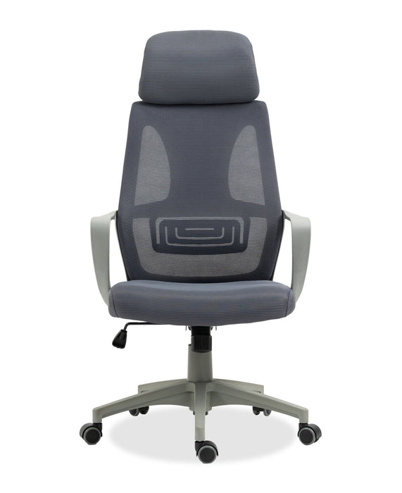 Bennet 24.4\" Adjustable Mesh Office Chair – Grey