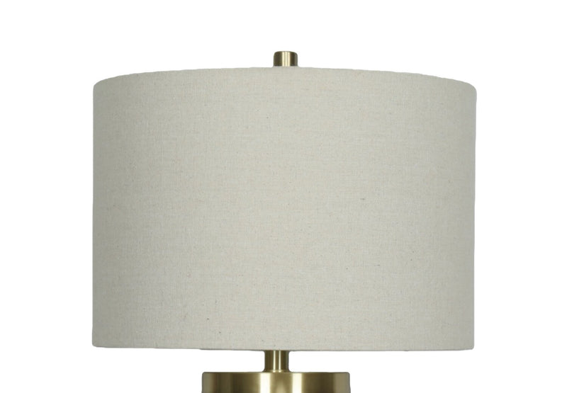 Gwen 14\" Table Lamp with Linen Shade – Black