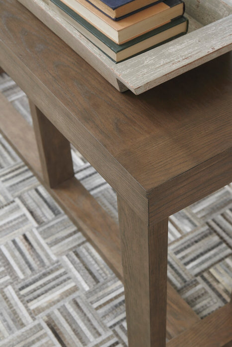Jasper 64\" Sofa Table - Grey Brown
