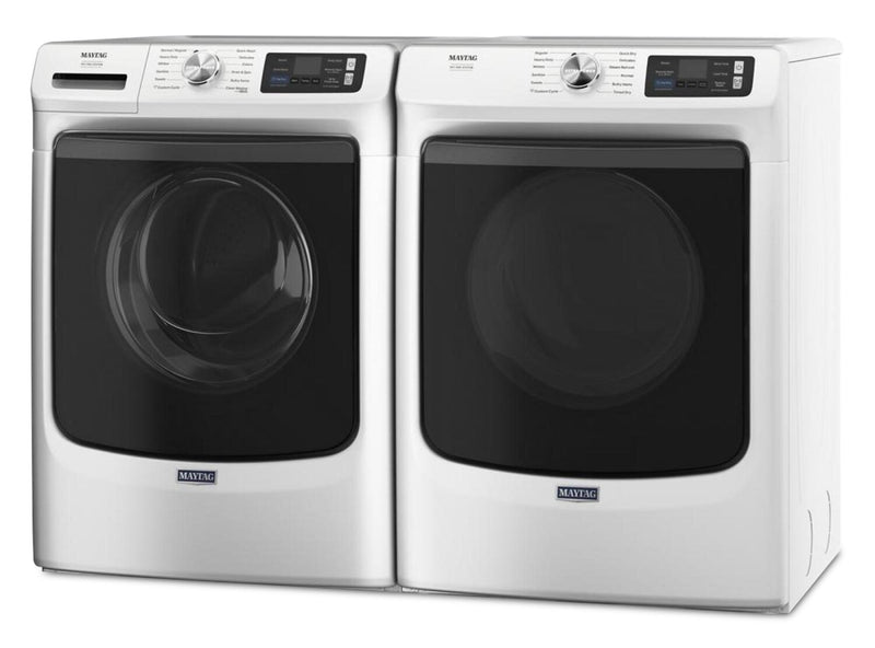 Maytag 5.8 Cu. Ft. Pet Pro Smart Front-Load Washer and 7.4 Cu. Ft. Gas Dryer - White