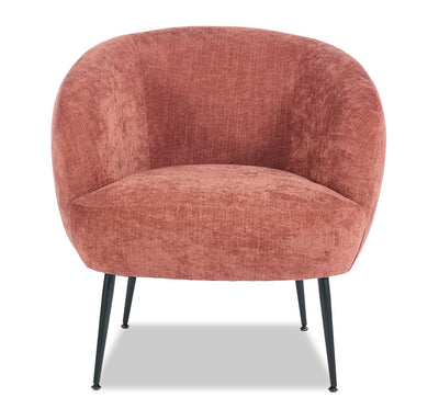 Nova 28.7" Boucle Fabric Accent Chair - Orange | Fauteuil d’appoint Nova de 28,7 po en tissu bouclé - orange