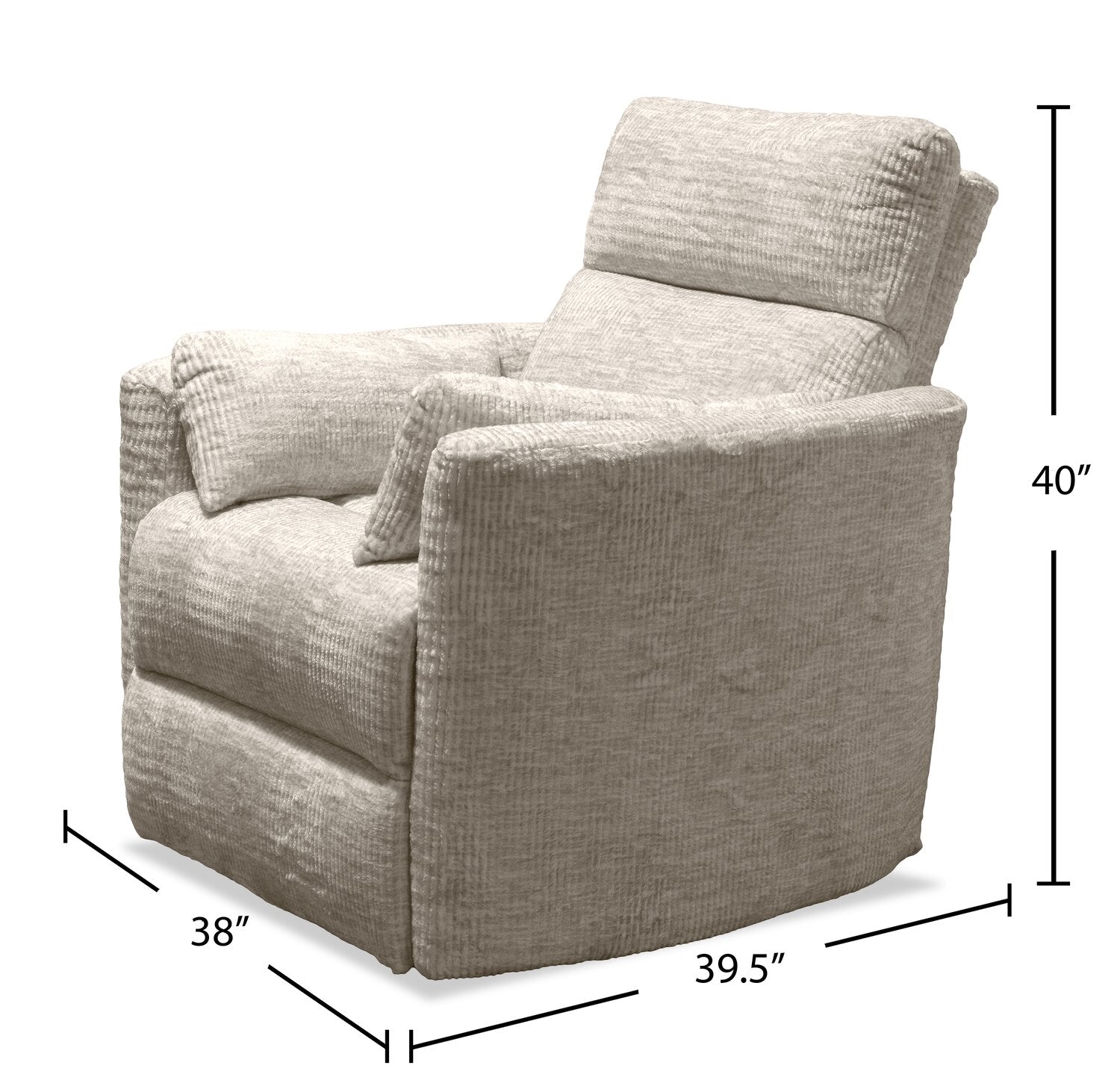 Maine Fabric Swivel Glider Reclinernull