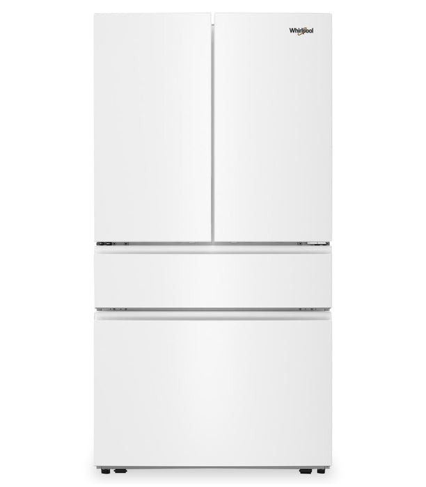 Whirlpool 36\" 30 Cu. Ft. French Door Refrigerator – White - WRMF3336SW