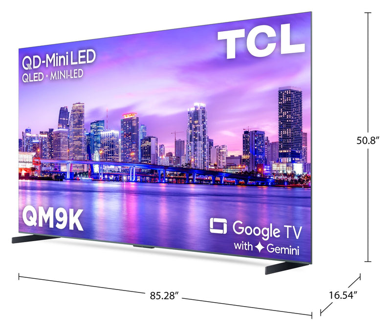 TCL 98\" QM9K QLED QD Mini-LED 4K UHD Smart Google TV (98QM9K)