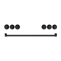 Thor Kitchen Handle and Knob Set for 36” Range in Black - CKA-RG36-BLK 