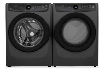 Electrolux 5.2 Cu. Ft. Front-Load Steam Washer and 8 Cu. Ft. Gas Dryer - Titanium | Laveuse à la vapeur à chargement frontal de 5,2 pi³ et sécheuse à gaz de 8 pi³ d’Electrolux - titane