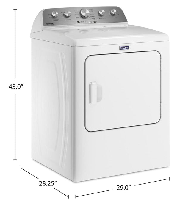 Maytag 9.0 Cu. Ft. Gas Dryer with Extra Power - White - MGD5030MW