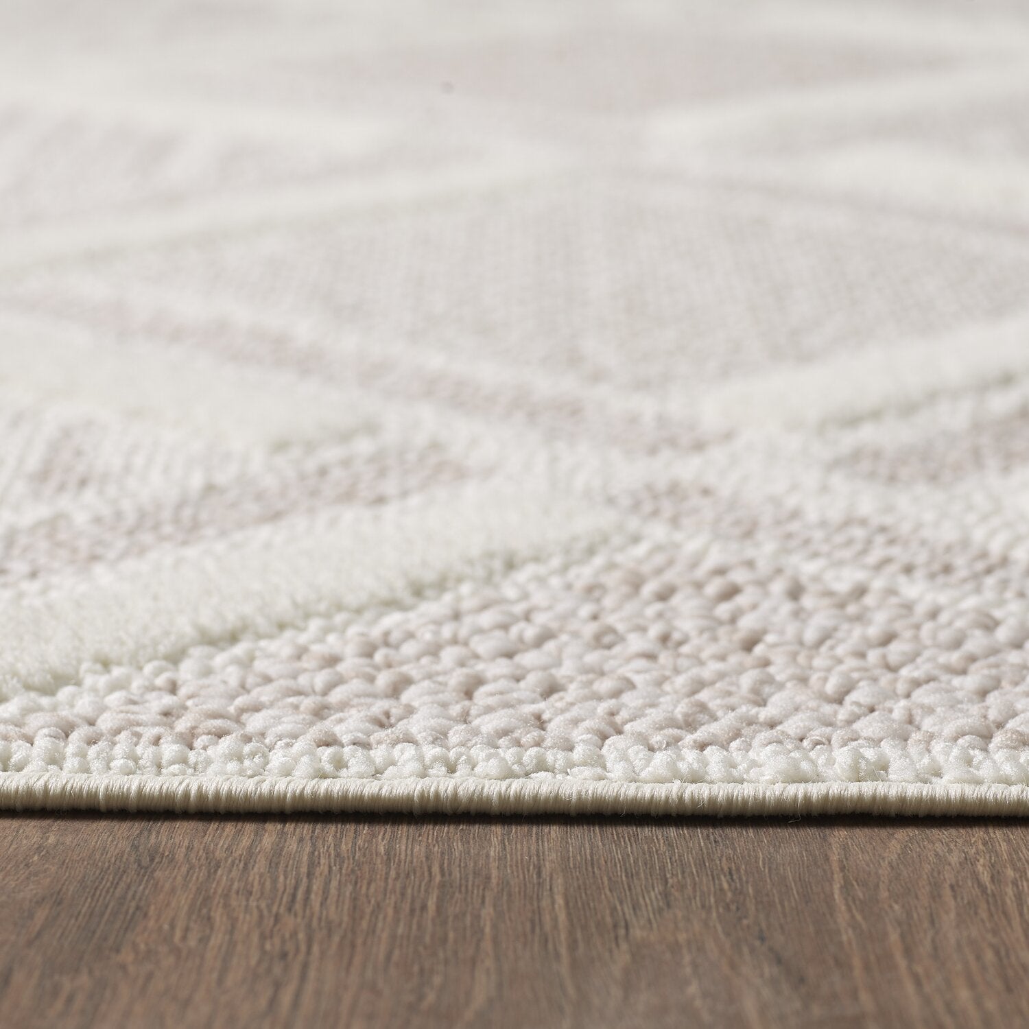 Knox Moroccan Beige Area Rug - 6'7