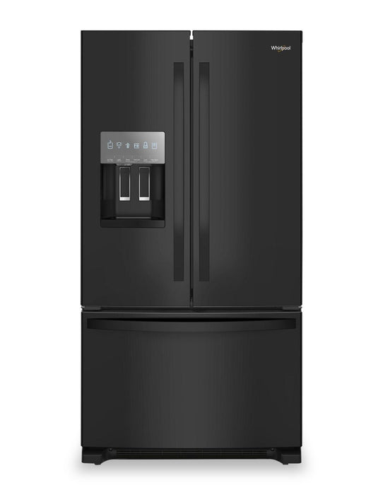 Whirlpool 36\" 25 Cu. Ft. French-Door Refrigerator with Ice and Water Dispenser - WRFF3436RB