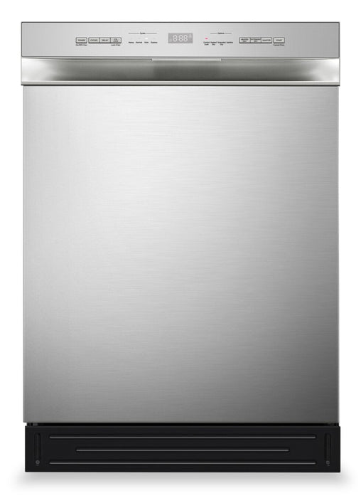 Midea 24\" Front-Control Dishwasher with Interior Light - MDF24P2BST