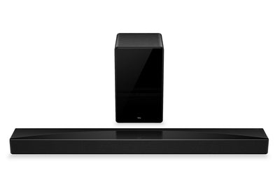TCL Q75H Q-Class 5.1.2 Channel 620W Soundbar with Wireless Subwoofer (Q75H) | Barre de son de 620 W à 5.1.2 canaux TCL Q75H de série Q avec caisson d’extrêmes graves sans fil (Q75H)