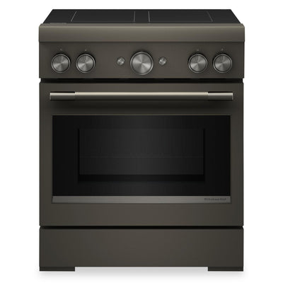 KitchenAid 30" 4.1 Cu. Ft. Freestanding Convection Range with No Preheat Air Fry - Black Ore - KFIS930SBE | Cuisinière KitchenAid de 4,1 pi3 et de 30 po à convection avec friture à air sans préchauffage - minerai noir - KFIS930SBE