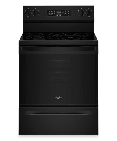 Whirlpool 5.3 Cu. Ft. Electric Range with Air Cooking – Black - YWFES5730SB | Cuisinière électrique Whirlpool de 5,3 pi3 avec cuisson à air – noire - YWFES5730SB