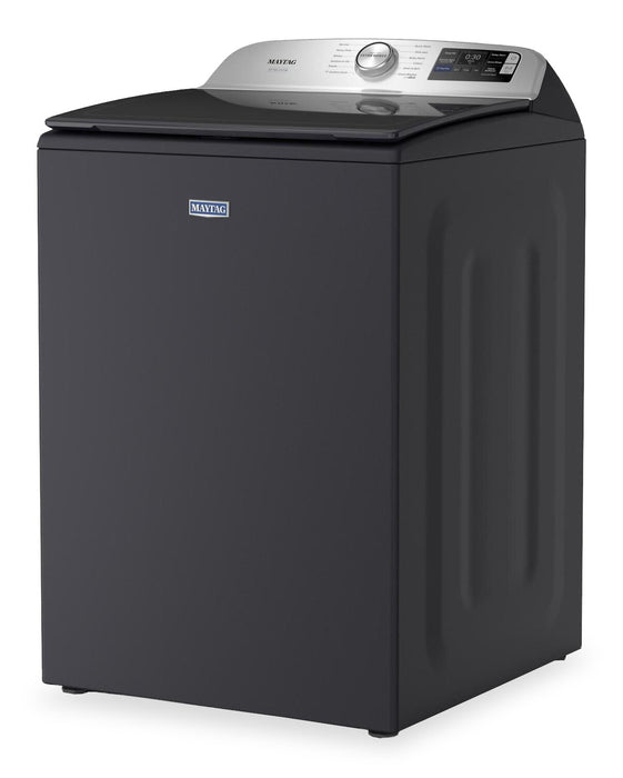 Maytag 6.0 Cu. Ft. Pet Pro Smart Top-Load Washer and 7.4 Cu. Ft. Electric Dryer – Midnight Steel 