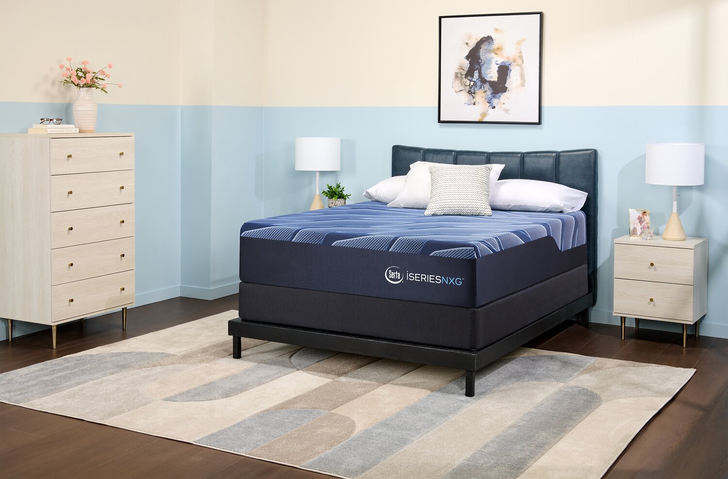 Serta® iSeries NXG1400 Luxury Tight Top Plush Queen Mattress - The