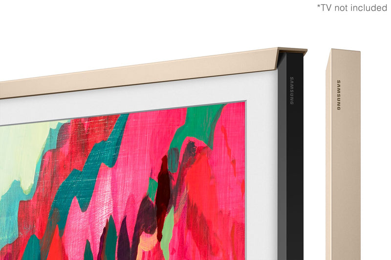Samsung Customizable Bezel for 85\" The Frame Pro TV - Beveled Sand Gold