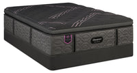 Beautyrest Black Signature Magenta Euro Pillowtop Queen Mattress Set 