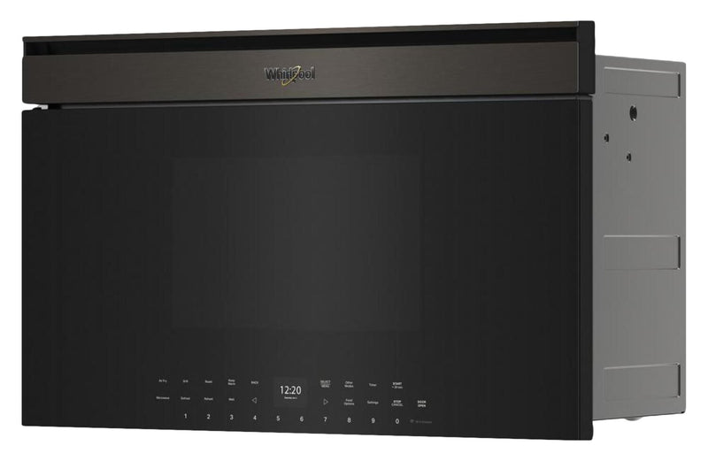 Whirlpool 1.1 Cu. Ft. Built-In Microwave with Air Fry – Black Stainless Steel - YWMBT7030SV