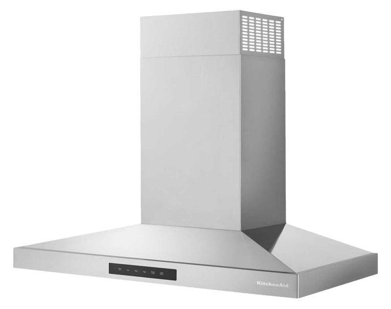 KitchenAid 30\" Wall-Mount 4-Speed Canopy Range Hood – Stainless Steel - KVWC730SSS