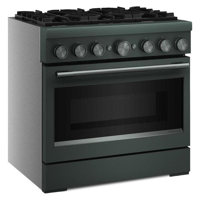 KitchenAid 5.1 Cu. Ft. Dual Fuel Range with No Preheat Air Fry – Juniper - KFDS936SJP