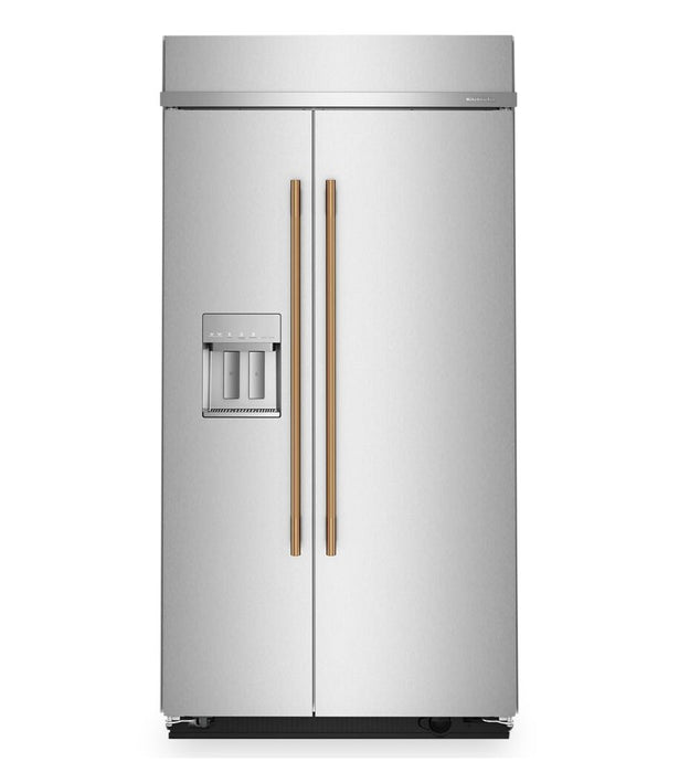 Kitchenaid 42\" 25.1 Cu. Ft. Built-In Side-by-Side Refrigerator – Stainless Steel - KBSD742SPS