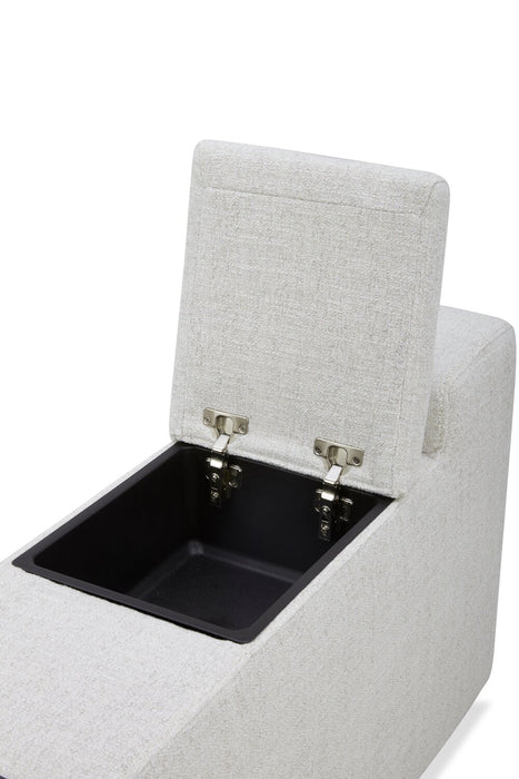 Sky Modular 13\" Fabric Storage Console with USB Port - Nathan Wheat