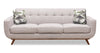 Freeman Linen-Look Fabric Sofa - Dove