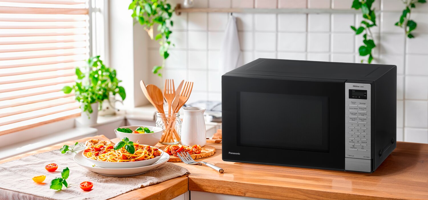 Panasonic 1.2 Cu. Ft. Countertop Microwave Oven – Black