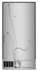KitchenAid 36" 22 Cu. Ft. French Door Refrigerator - PrintShield Stainless Steel - KRFC136TPS | Réfrigérateur KitchenAid de 22 pi³ à portes françaises - acier inoxydable PrintShieldMC - KRFC136TPS