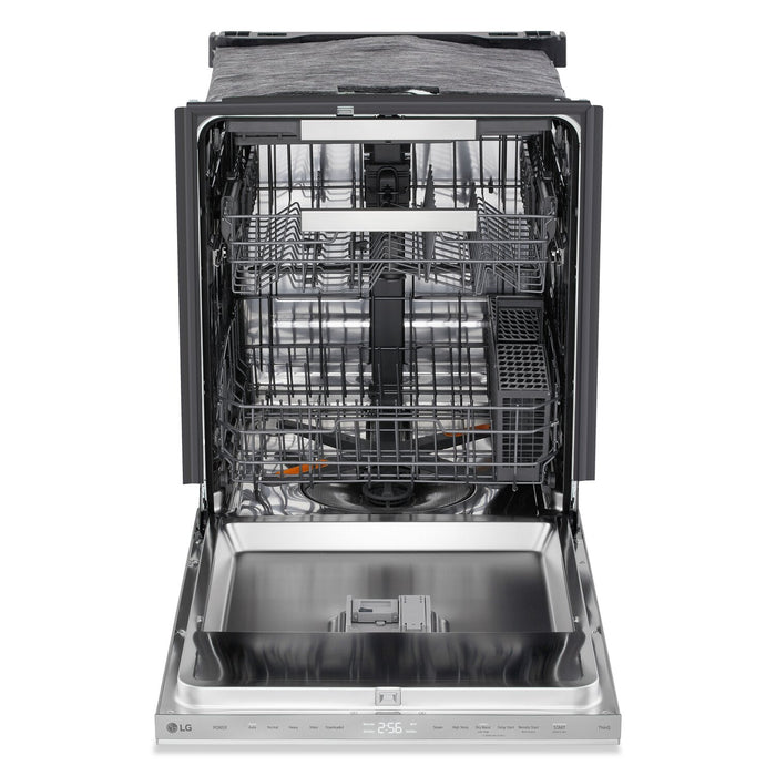 LG 24\" 46 dBA Built-In Top-Control Dishwasher with QuadWash® - Stainless Steel - LDNPQ555S