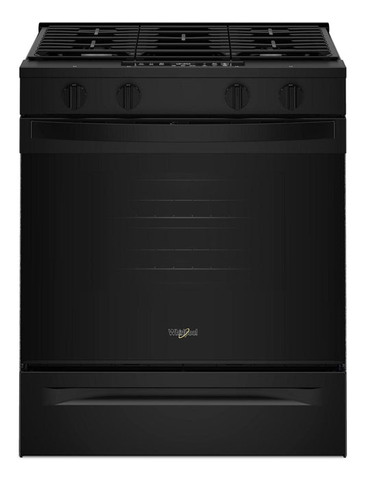 Whirlpool 30\" 5 Cu. Ft. Smart Gas Range - Black - WSGS3330TB