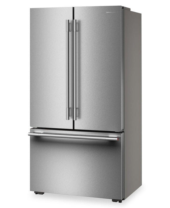 KitchenAid 36\" 24 Cu. Ft. Counter-Depth French Door Refrigerator - PrintShield Stainless - KRFC236SPS