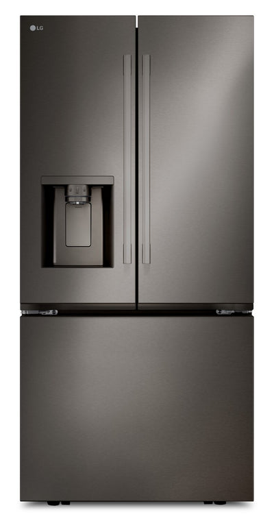 LG 33" 25 Cu. Ft. 3-Door French Door Refrigerator - PrintProof™ Stainless Steel - LF25H6330D | Réfrigérateur LG de 25 pi3 et de 33 po à 3 portes françaises - acier inoxydable PrintProofMC - LF25H6330D