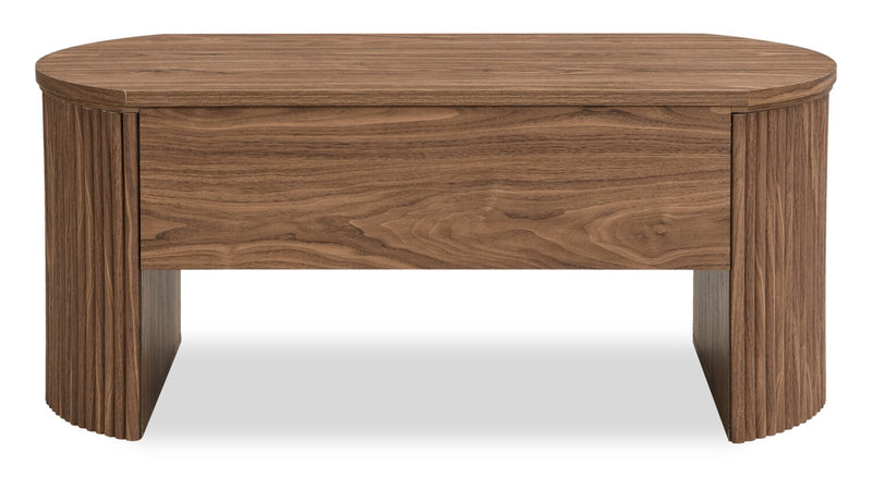 Briggs 39.76\" Lift Top Coffee Table with Storage - Brown