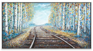 Railroad Home Acrylic Canvas Artwork – 31