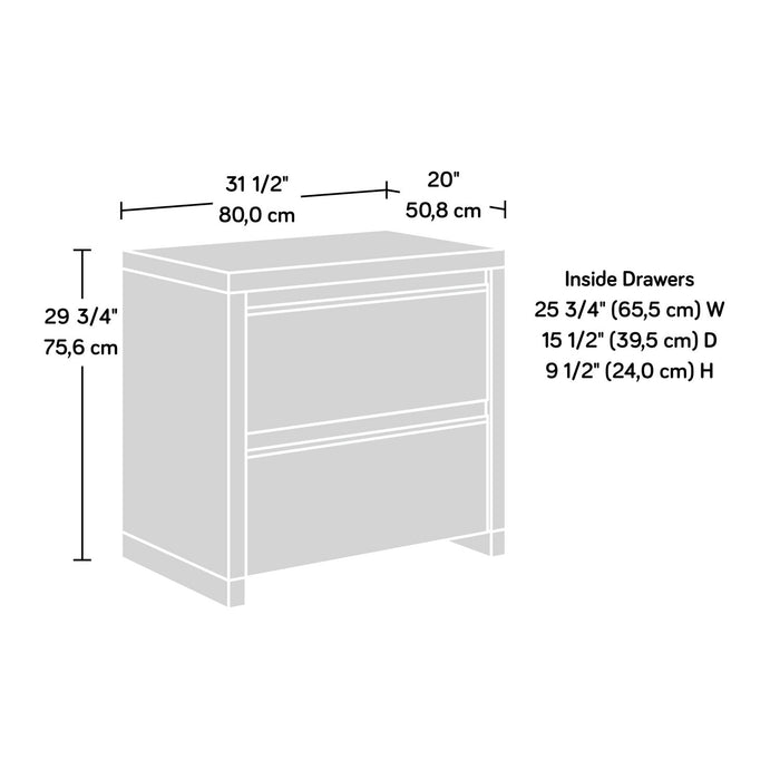 Percy 31.5\" Commercial Grade Lateral Filing Cabinet - Grey