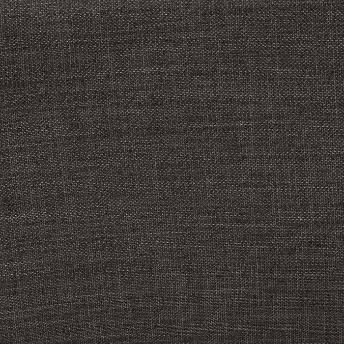 Kort & Co. Freeman 80” Linen-Look Fabric Condo Size Sofa with Wood Legs - Charcoal Grey
