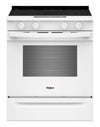 Whirlpool 30\" 5.3 Cu. Ft. Electric Smart Range with No Preheat Mode – White - YWSES3330TW
