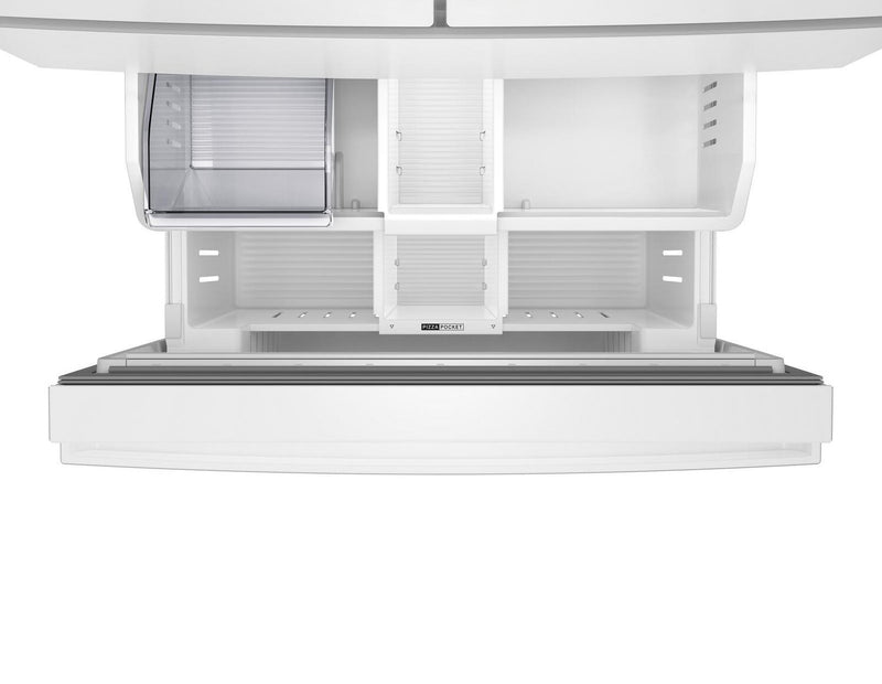 Whirlpool 36\" 30 Cu. Ft. French Door Refrigerator – White - WRMF3336SW