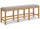 ["Archer Counter-Height Dining Bench with Fabric Seat, 72##PACKAGEDETAILSquot;W - Light Brown"]