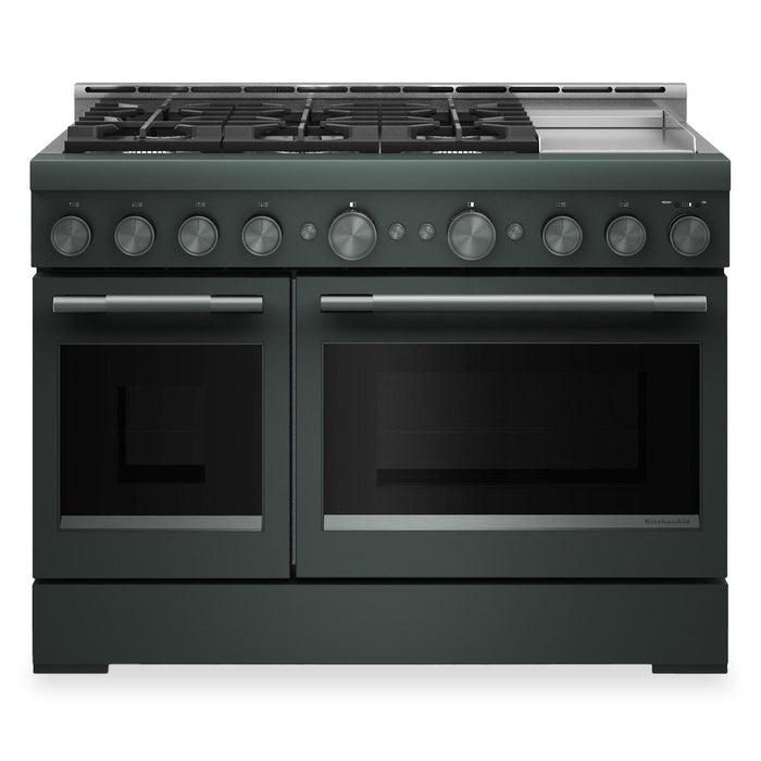 KitchenAid 6.3 Cu. Ft. 6 Burner Commercial-Style Gas Range – Juniper - KFGD948SJP