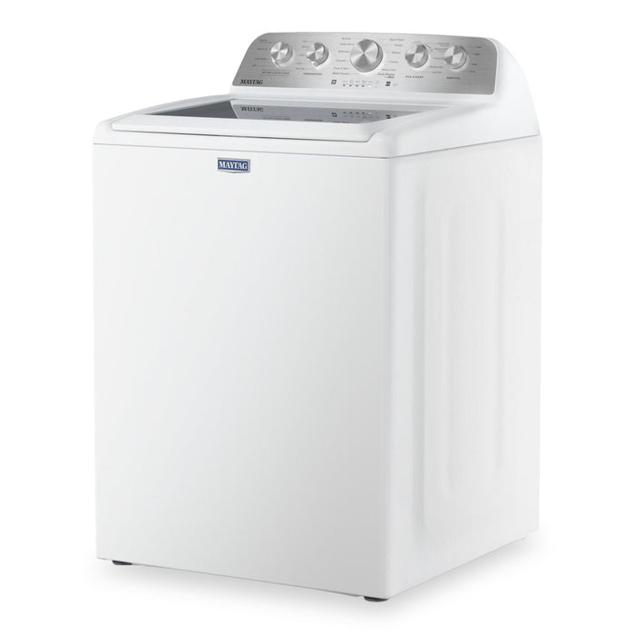 Maytag 5.5 Cu Ft. Top Load Washer with Pet Pro and 7.0 Cu. Ft. Pet Pro Electric Dryer – White