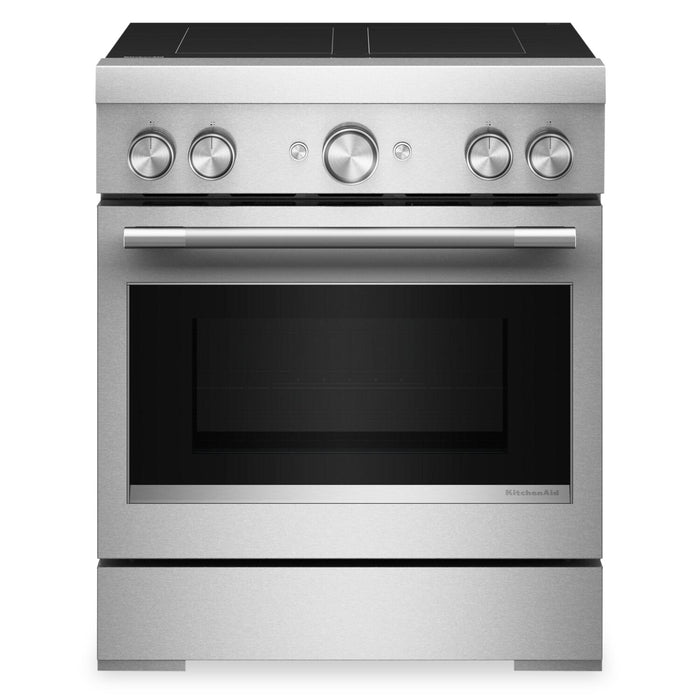 KitchenAid 30\" 4.1 Cu. Ft. Freestanding Convection Range with No Preheat Air Fry - Stainless Steel - KFIS930SSS