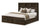 ["Ethan Storage Bed with Bookcase Headboard, Rustic Brown - Queen Size"]