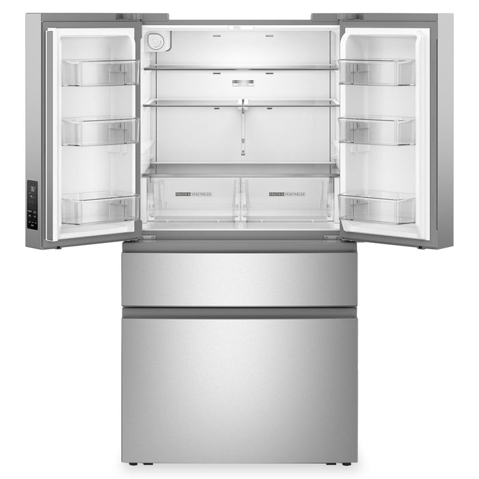 Whirlpool 36\" 30 Cu. Ft. French Door Refrigerator – Fingerprint Resistant Stainless Steel - WRMF3336SZ
